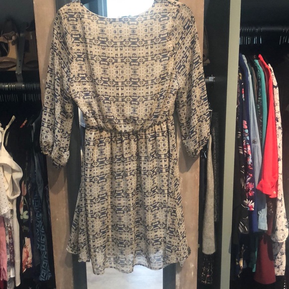 ZOUK Pattern Dress with Elastic Waist - Picture 6 of 6